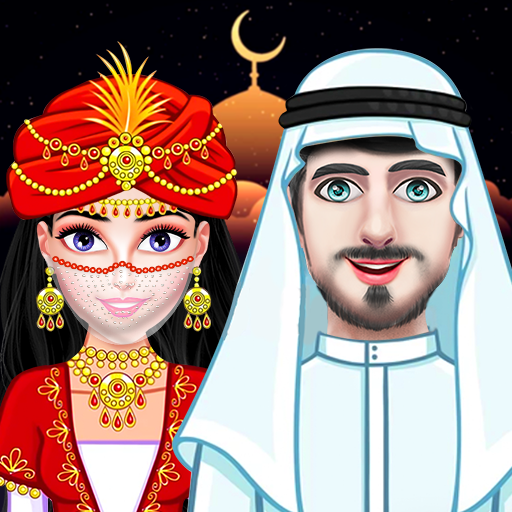 Arabic Muslim Hijab Wedding icon Arabic Muslim Hijab Wedding icon