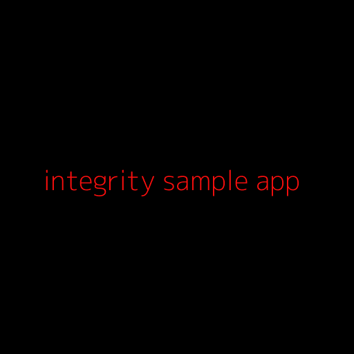 Integrity Sample App xlJ4R2fJkkWcMS0LzhoMp-6RT2FNIvZAXDPFewgzu-g79jBCMntOn1SC4i8mRCRnQw